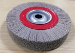 Circular Abrasive Nylon Wheel Brush / Nylon Deburring Brush With 150mm OD