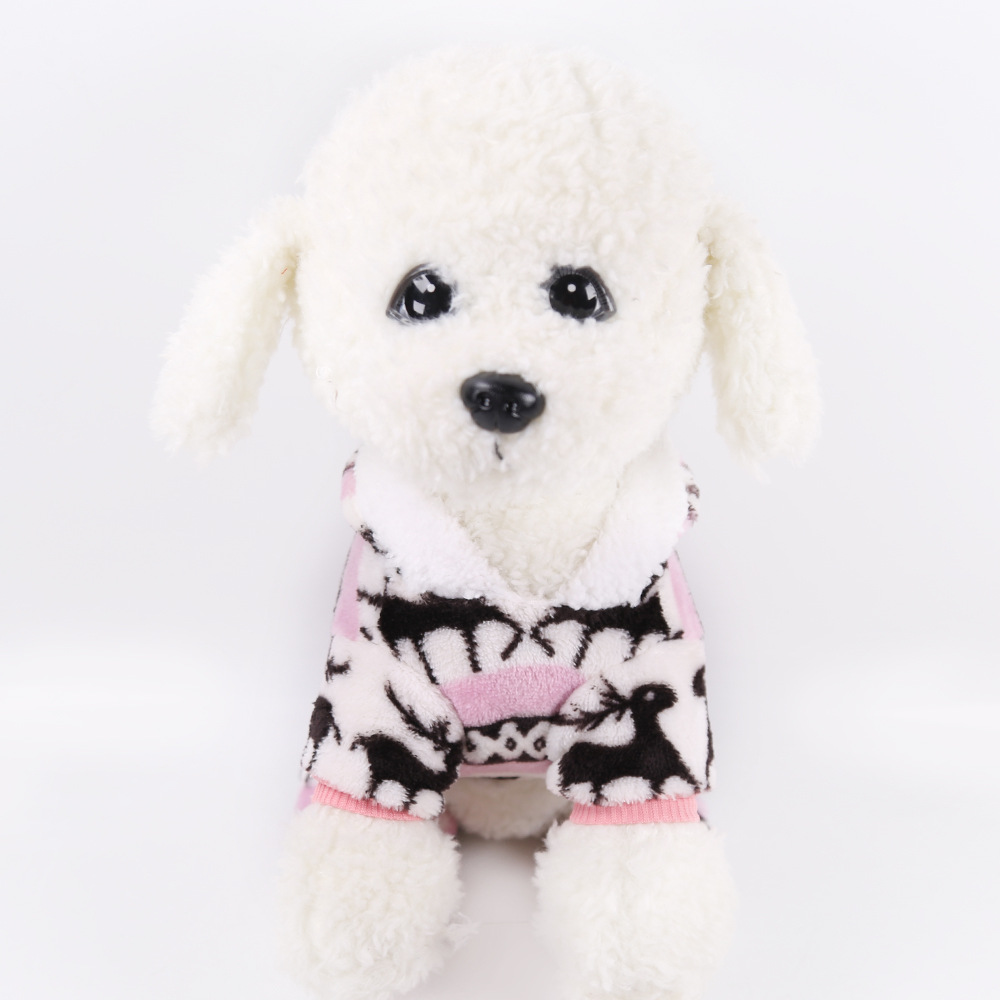 55cm Puppy T Shirt Moderate Thickness Custom Logo Puppy Winter Coat