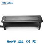 110V-240V Residential Meeting Office Table Socket Brushed Black ODM