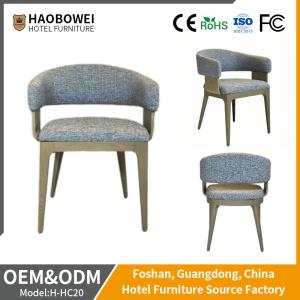 Quality Solid Wood Fabric Hotel Dining Chair for Restaurant Banquet Party wholesale