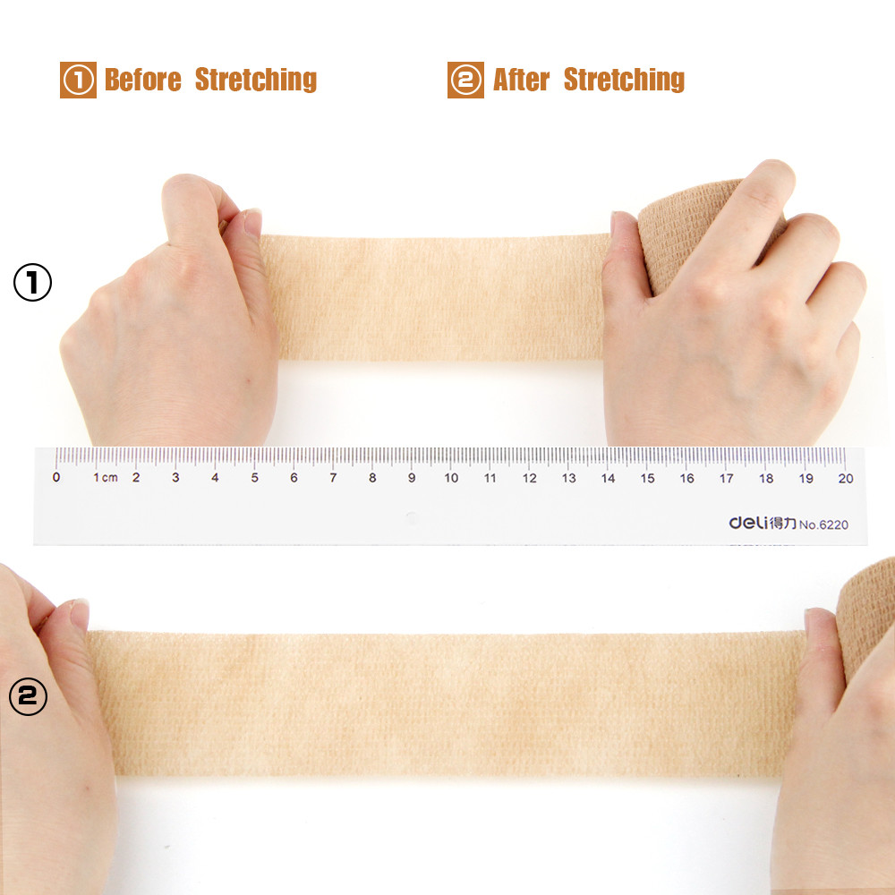Medical Waterproof Cotton Muscle Strain Elastic Bandage