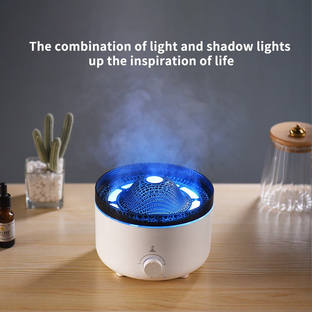 HOMEFISH 36db-45db Essential Oil Diffusers Flame Air Diffuser 560ml