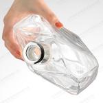 375ml 500ml Vodka Clear Glass Bottle 250ml tequila bottle for Wine Body Material