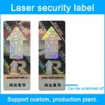 ODM Hot Stamping Label Rectangle Holographic Sticker Printer