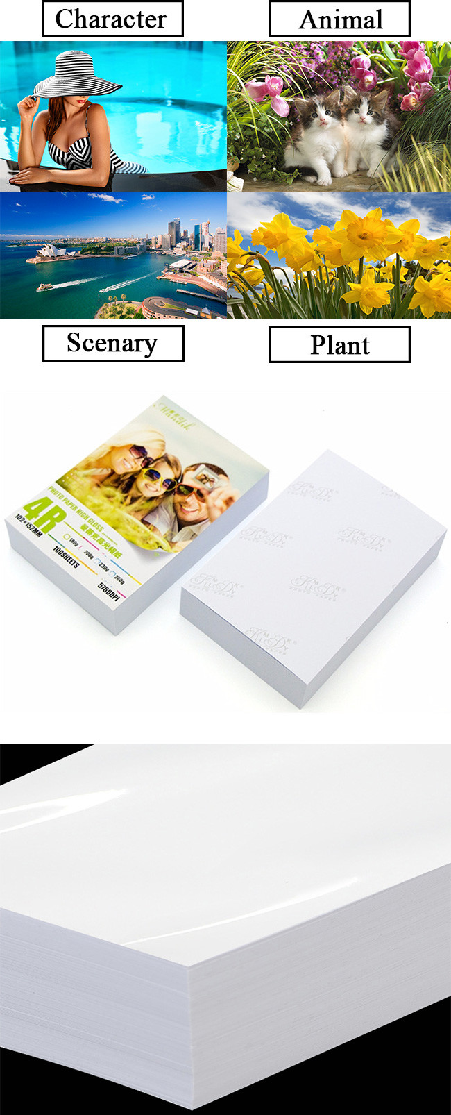 Inkjet 4R Photography 4*6 Inches High Glossy Photo Paper