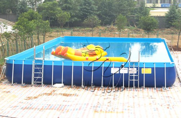 hot pvc custom steel frame pool, inflatable pool