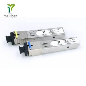 Quality 1550nm 1000base-Bx 1.25G Copper Fiber Optic Transceiver Module wholesale