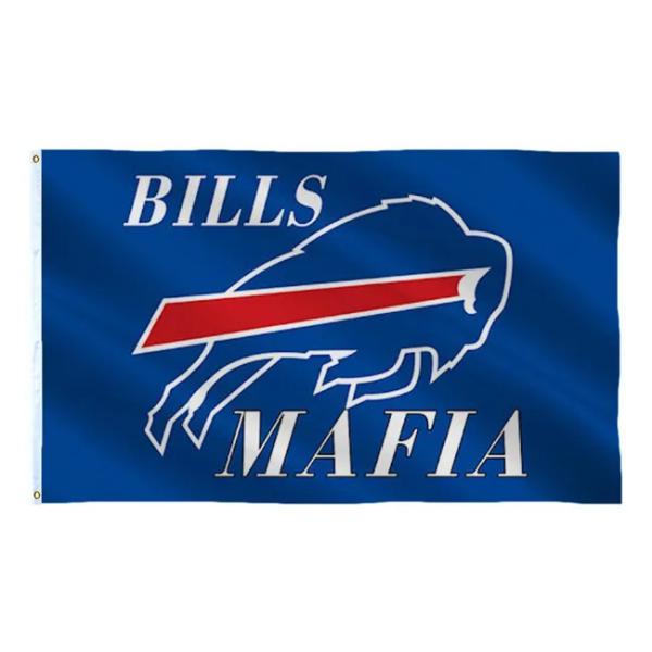 Salebuffalo Bills Custom Polyester Flag NFL Football Team Flag Factory Directly