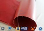 Furnace Curtain 0.45mm 40/40g 1000mm Red Silicone Rubber Coated Fiberglass
