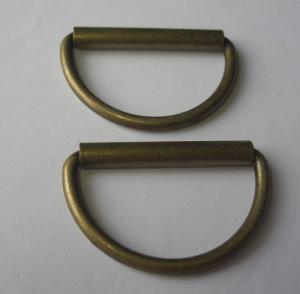 Quality Antique Brass Plating D Ring Zinc Alloy Roller Buckle wholesale