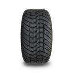 Golf Cart 10'' Wheel and 205/50-10 DOT Tire Combo - Machined/Glossy Black
