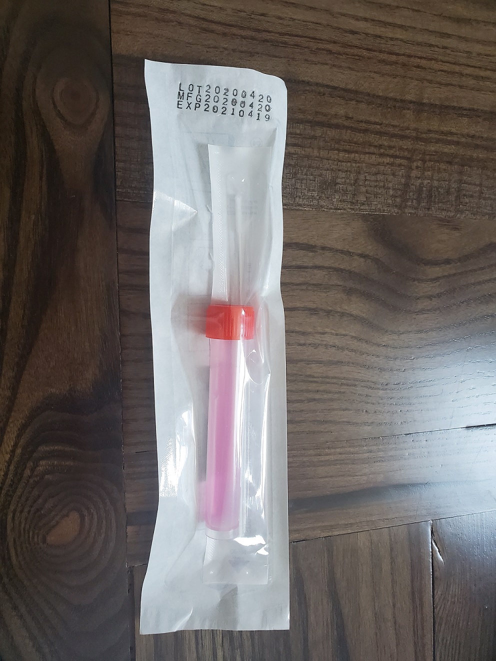 ISO13485 Disposable Sampling Swab , 152mm Medical Nasal Swab