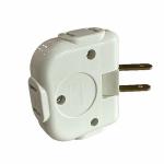 15 Amp Plug 2pin Travel 180° Swing Electric Plug Adapter