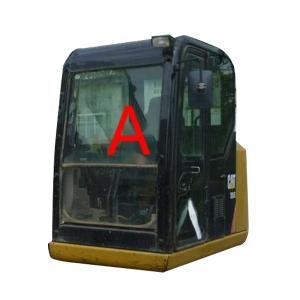 Quality E307E CAT307E CATERPILLAR Cab Glass White Front Windscreen Glass wholesale