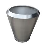 V type Large Metal Stainless Steel Flower Planter Pot