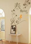The Beautiful Spring PVC Transfer Film Wall Sticker A0015