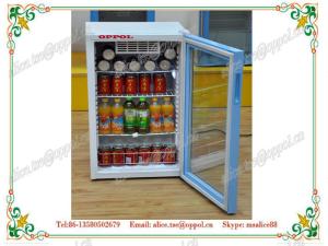Quality OP-214 Four Shelves Layers Upright Glass Door Beverage Freezer ,Beverage Display Cooler wholesale