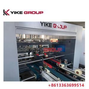 Quality YIKE GROUP 1200x2400mm Automatic Folder Gluer Machine For Corrugated Box wholesale