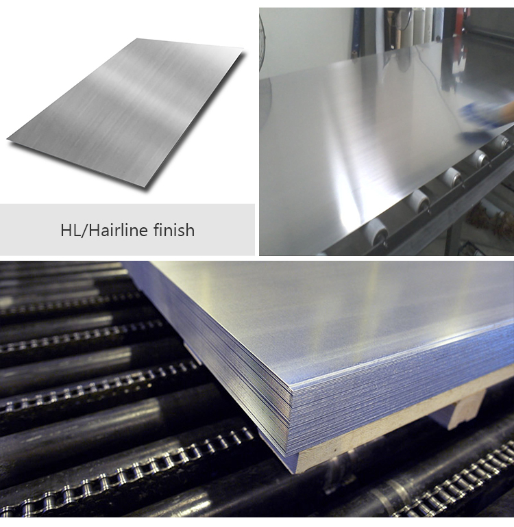 SS304 Hl Surface Finish Cold Rolled Stainless Steel Sheet 1mm For Elevator Decoration
