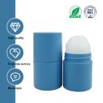 50ml Plastic Roll On Bottle Fantastic Deep Blue For Body Care