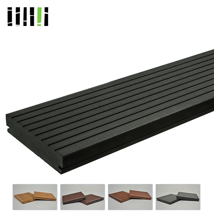 Black Dark High End Float Bamboo Natural Look Floor