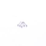 UK fashion body jewelry 16G star zircon piercing custom lip rings