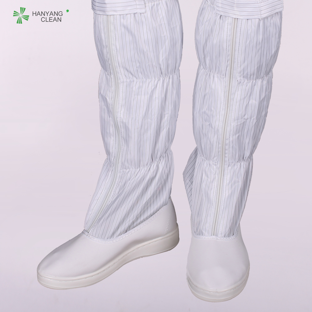ESD Cleanroom PU outsole booties antistatic Work Shoes