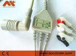Omron > Colin BP-88, BP-306 Compatible 3 Lead Clip Direct-Connect ECG Cable