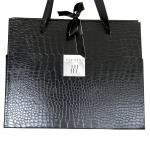 Custom Logo Leather Gift Box Gift Black 2 Folding Wine Box