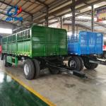 2/3 Axle Dump Draw Bar Trailer Full Trailer with 6000*2500* 1500 1500 mm Size