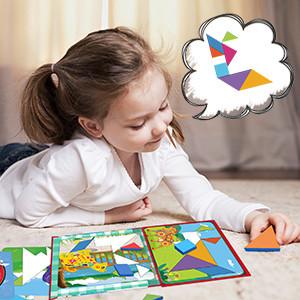 Quality Colorful Magnetic EVA Tangram Toys Portable Functional wholesale