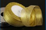 100% Polyester Gold And Silver Ribbon For Home Textile Accessories