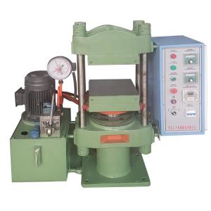 Quality Green Makeup Puff Making Machine with Plate Vulcanizing Press As You Like wholesale