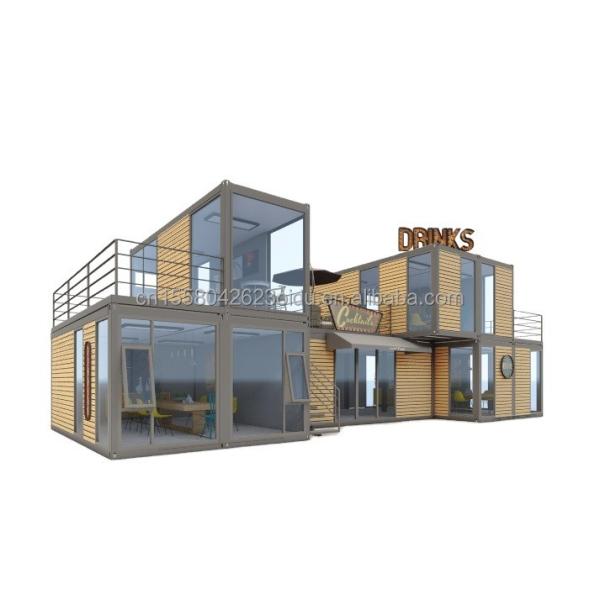 Modern Design 20ft or 40ft Food Bar Cafe Supermarket Store Container Store