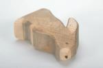 Beech Ashtree Wood Carved Bunny Rabbit Figurine OEM Logo