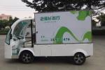 Electric Carry Van With Enclosed Loading Box / Food Or Goods Electric Delivery