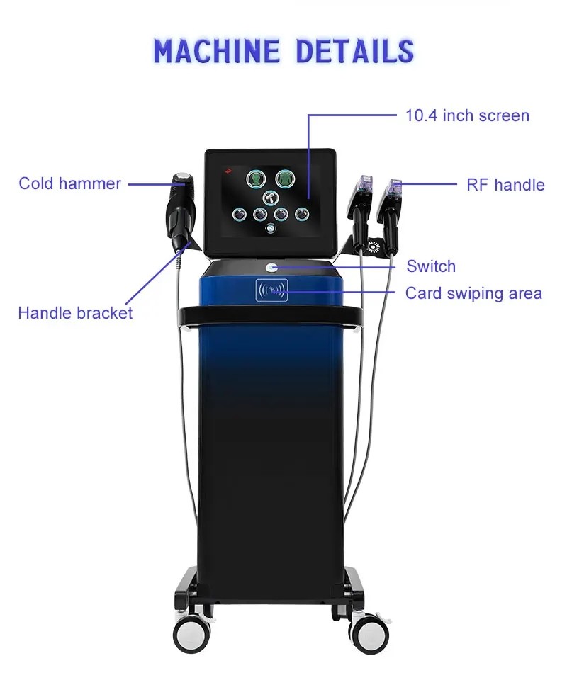 2024 Morpheus8 Radio Frequency Micro Needling Machine With Ice Hammer For Your Skin Scar Acne Scar Stretch Marks