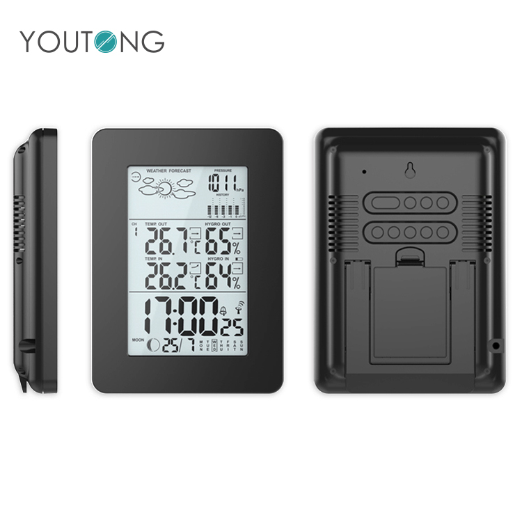 Weather Station Wifi Internet With Calendar Weekday Display Clock Alarm Thermometer Hygrometer