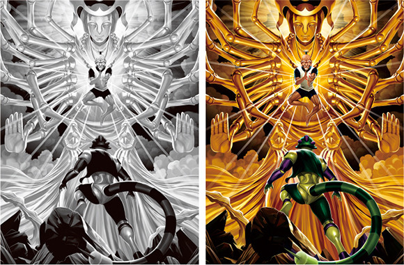 PET 3d Lenticular Image / Anime 3d Lenticular Poster For Decoration