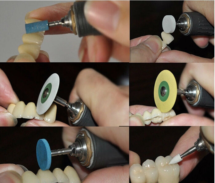 Dental Lab Diamond Rubber Wheels For Cutting Ceramics / Zirconia / Metal Alloy