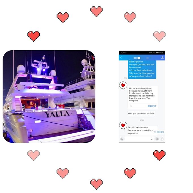 Cree LED 60W IP68 Yacht Underwater Lights For Boats
