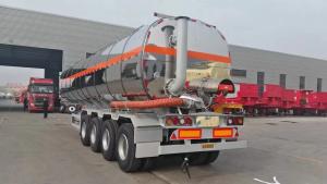 Quality 4 Axle Fuwa 50000L Fuel Tanker Trailer Pneumatic Operating Discharge wholesale