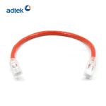 Orange 24AWG Cat5e UTP Patch Cable , CAT6 Cat6A Network Cable