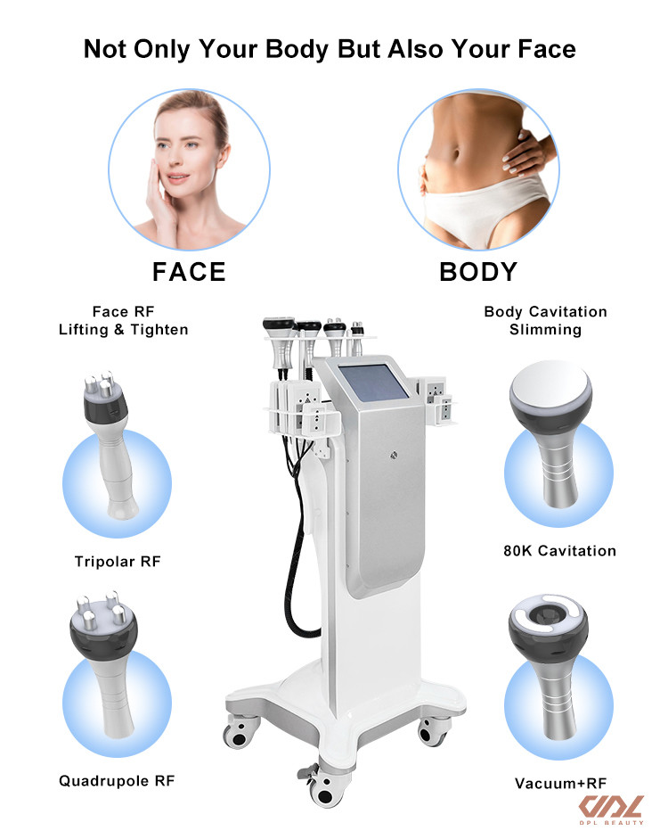 AS86 DPL beauty Ultrasound 40kHz Lipo Vacuum Cavitation Machine for Non-Surgical Fat Reduction & Body Slimming