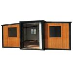 Environmental Protection 2 Bedroom Prefab Expandable Container House with Steel