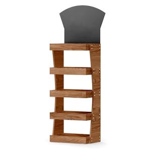 Quality Modern Free Standing Display Stand Wooden Food Display Stand For Grocery wholesale