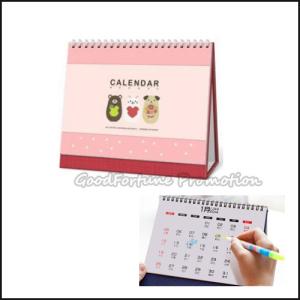 Quality customed logo 8&quot; promotional coloured printed calendar gift wholesale