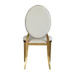 Aluminum Gold Banquet Chairs White Ballroom Chairs Customized