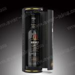 Exquisite 4c Offset Printing PU Leather Glass Bottle Box