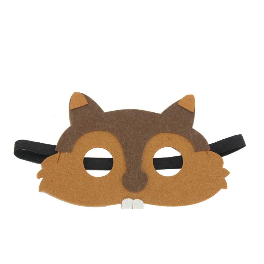 Promotional Cheap Party Animal Felt Halloween Masks For Kids
